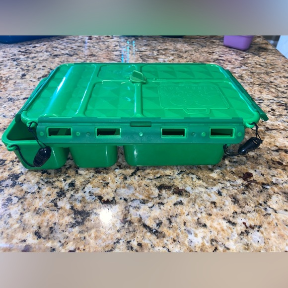 GoGreen bento snack box/lunchbox. Green. Small leakproof lunchbox - Picture 3 of 7